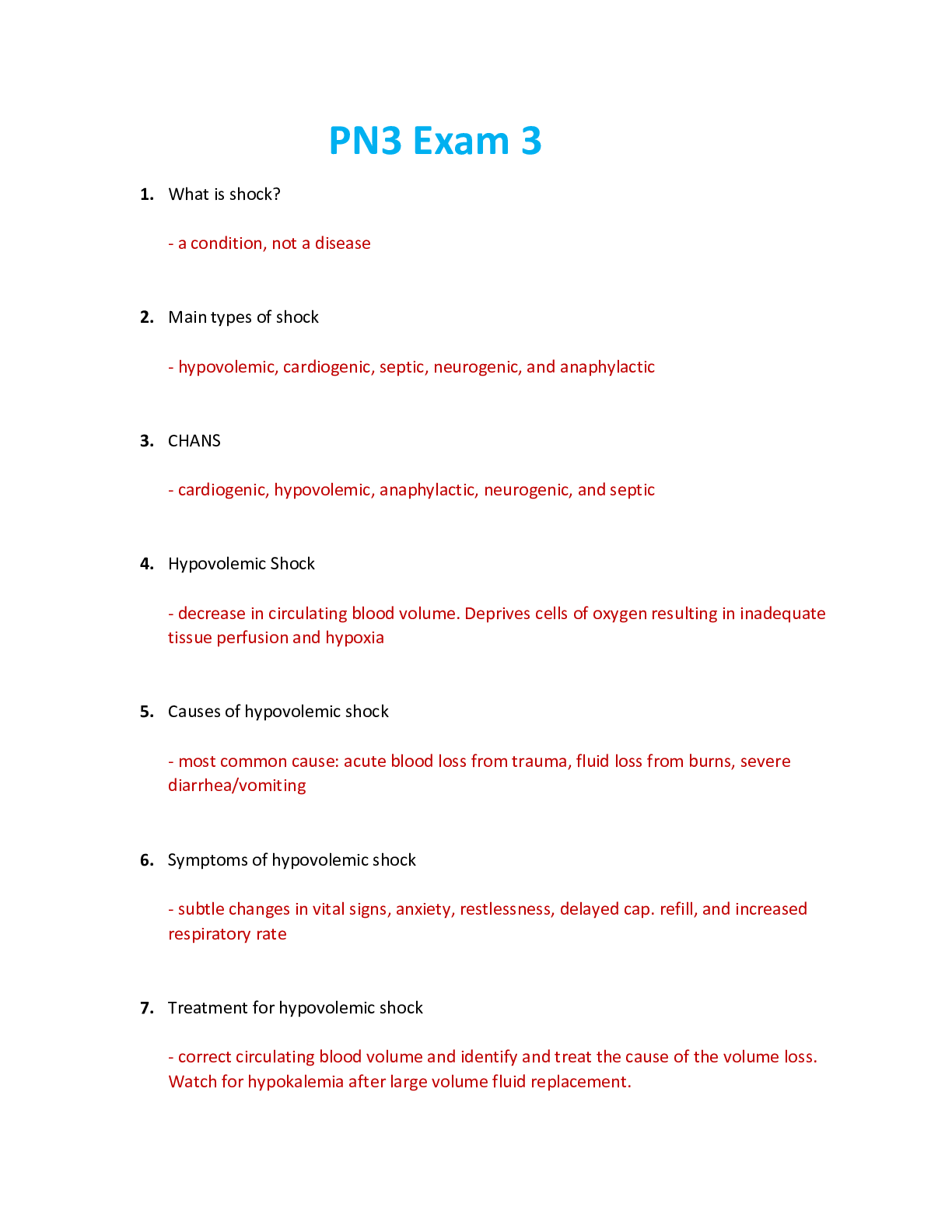 Preview image for NUR 2790 / NUR2790: Professional Nursing III / PN 3 Exam 3 Review (Latest 2021/2022) Rasmussen